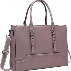 Chic Mauve Laptop Tote Bag for Women